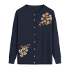 Middle-aged and elderly women's clothing for spring, autumn and winter: Grandma's knitted sweater, cardigan and top, middle-aged mom's coat, old lady's sweater Specification image